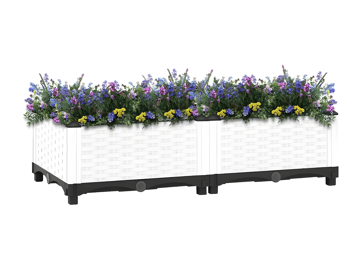 Plantenbak verhoogd 80x40x23 cm polypropeen