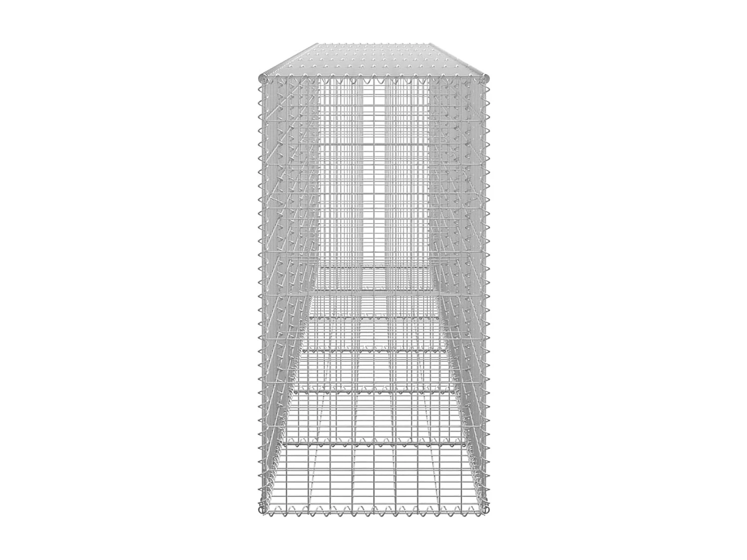 Muro de gaviones con cubiertas acero galvanizado 300x50x100 cm ES31503