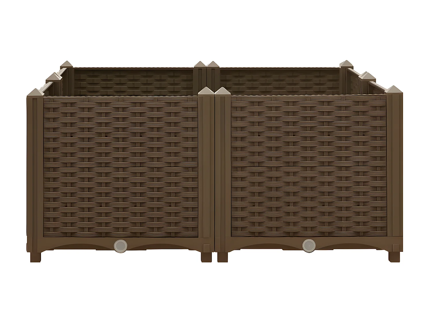 Jardinera de polipropileno 80x80x38 cm ES85974