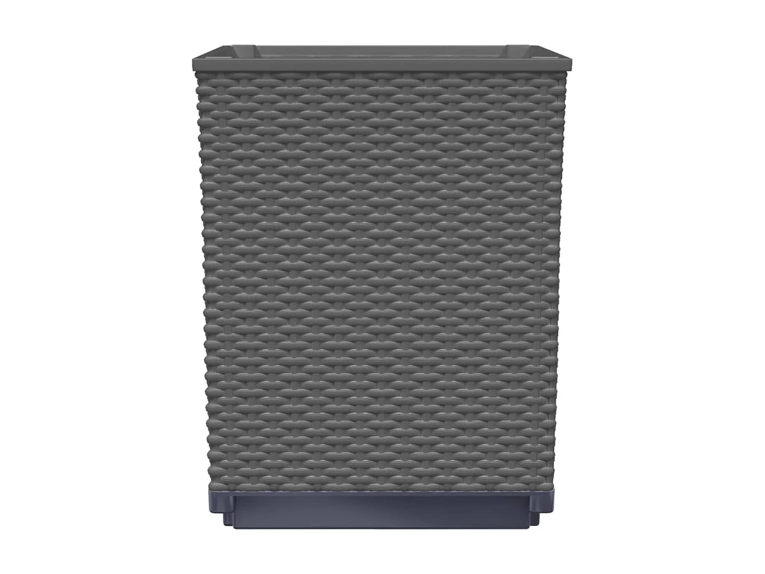 Jardinières 2 pcs noir 30x30x37 cm polypropylène BE7891