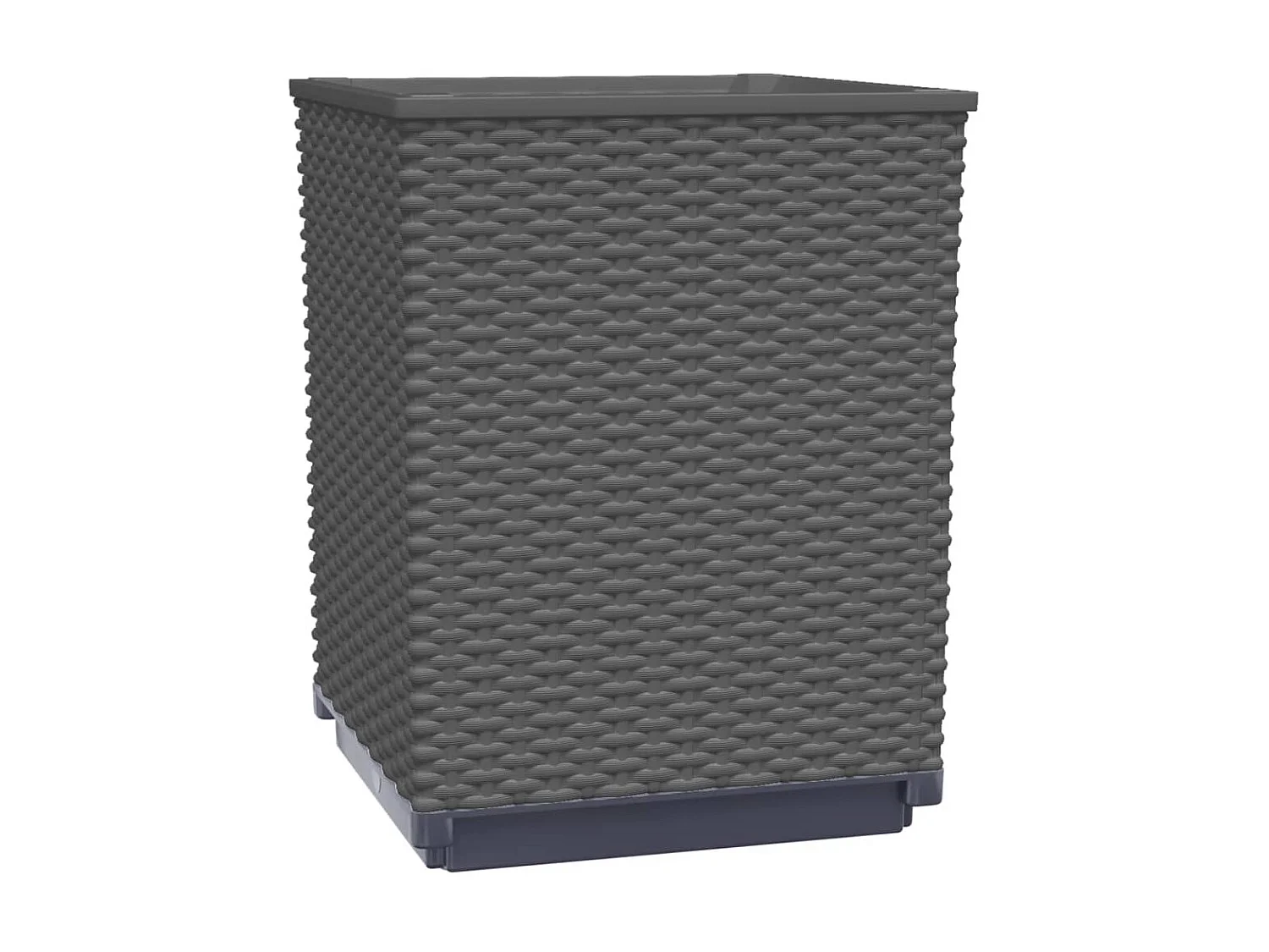 Jardinières 2 pcs noir 30x30x37 cm polypropylène BE7891