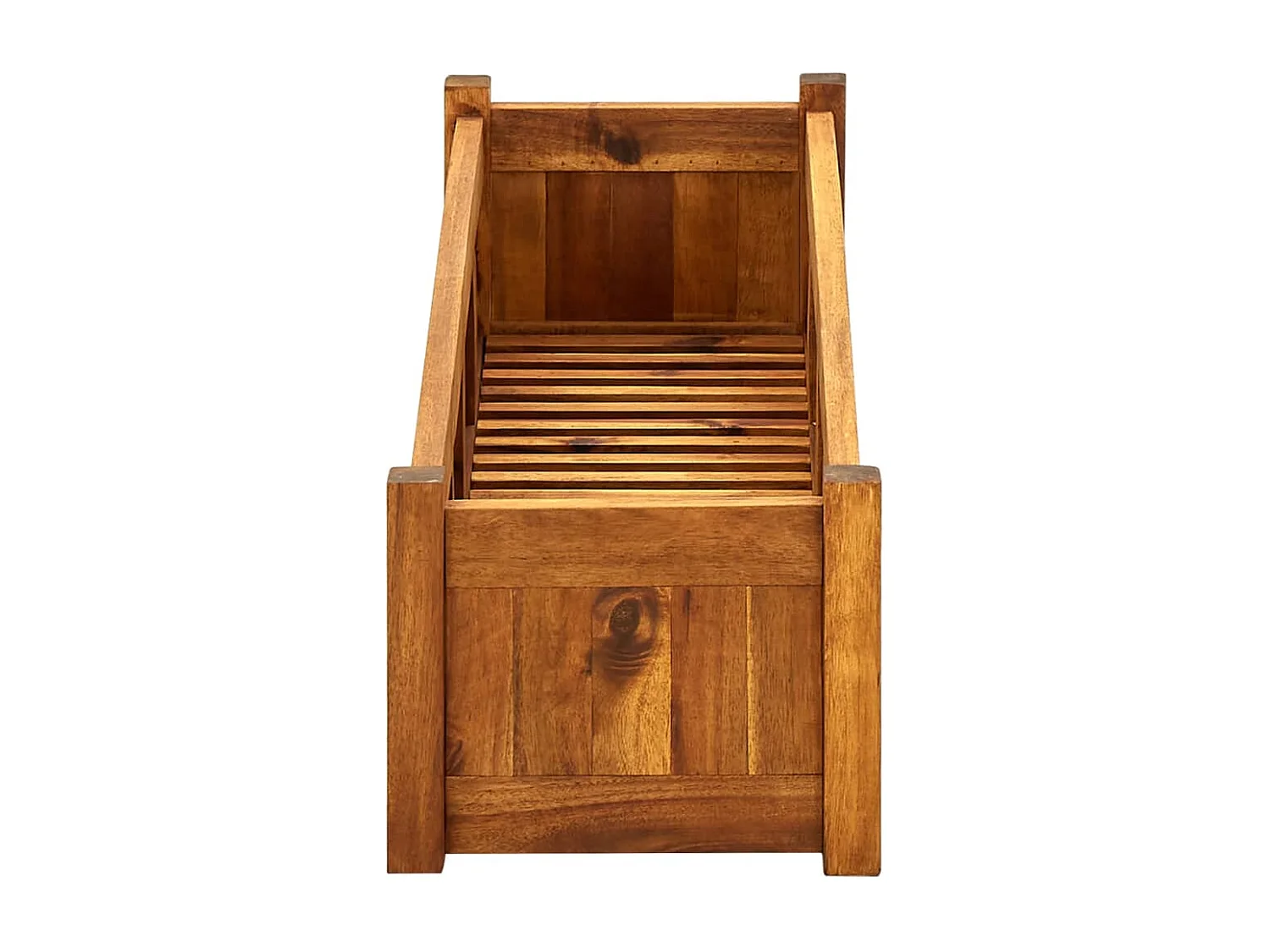 Jardinera de madera de acacia 100x30x25 cm ES62083