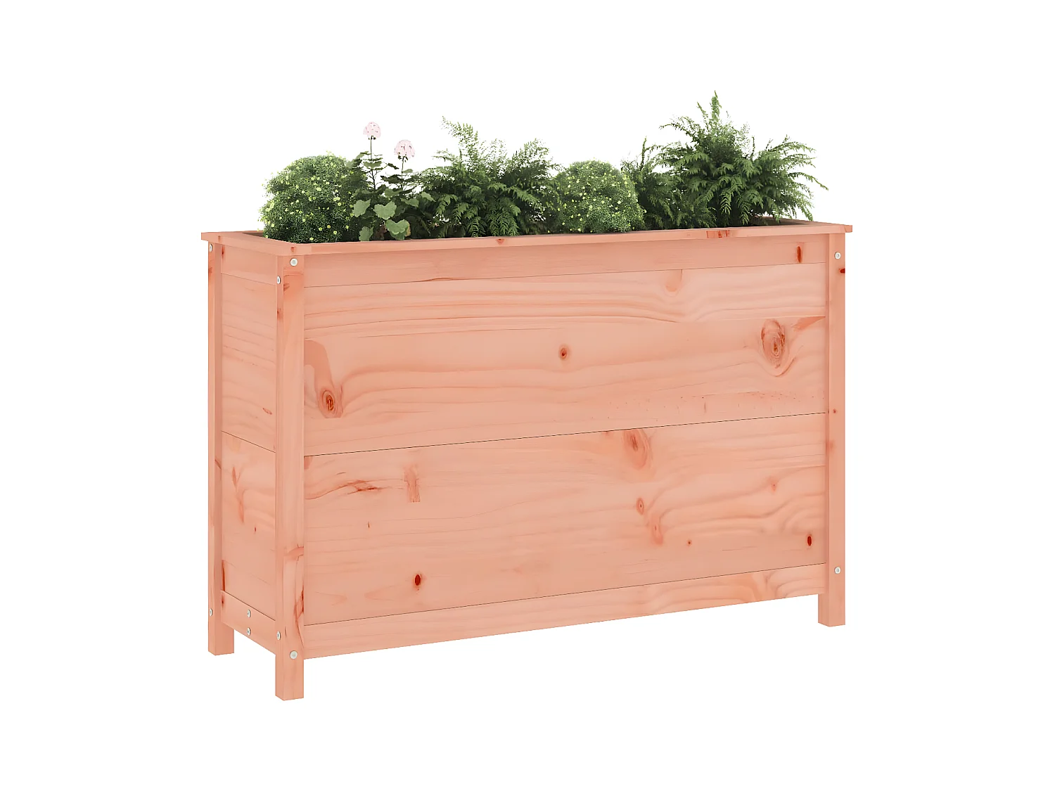 Jardinera elevado de jardín madera abeto Douglas 119,5x40x78 cm ES78506