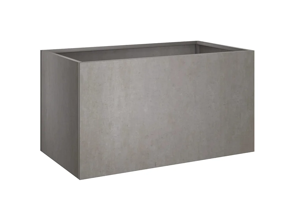 Jardinière 62x40x39 cm acier corten BE5935