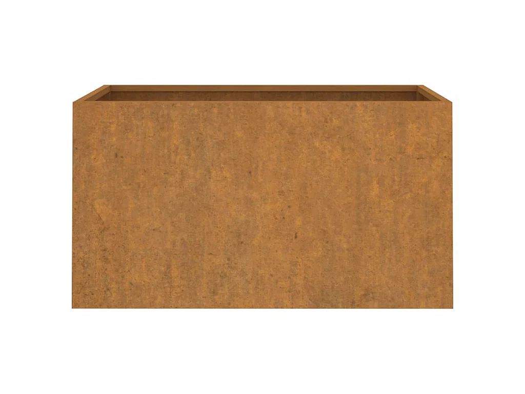 Jardinière 62x40x39 cm acier corten BE5935