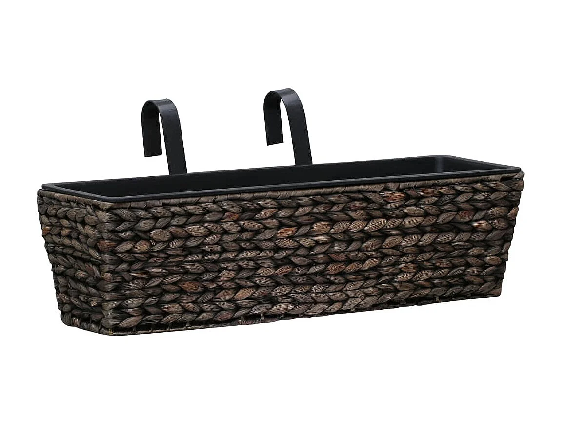 Jardinières 2 pcs Jacinthe d'eau Marron  BE5329