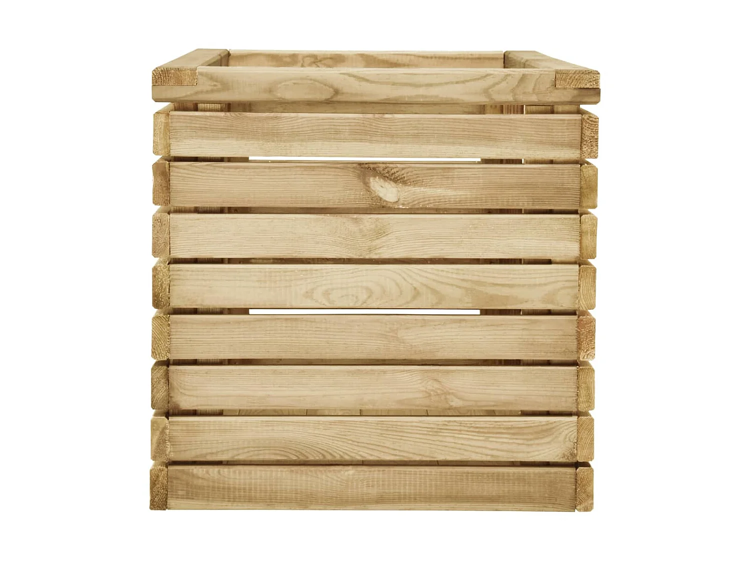 Jardinera de madera de pino impregnada 100x50x50 cm ES90702