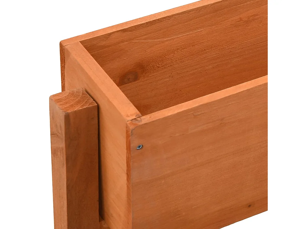 Jardinière pliable de jardin Orange 60x14x75 cm Bois de sapin  BE7871