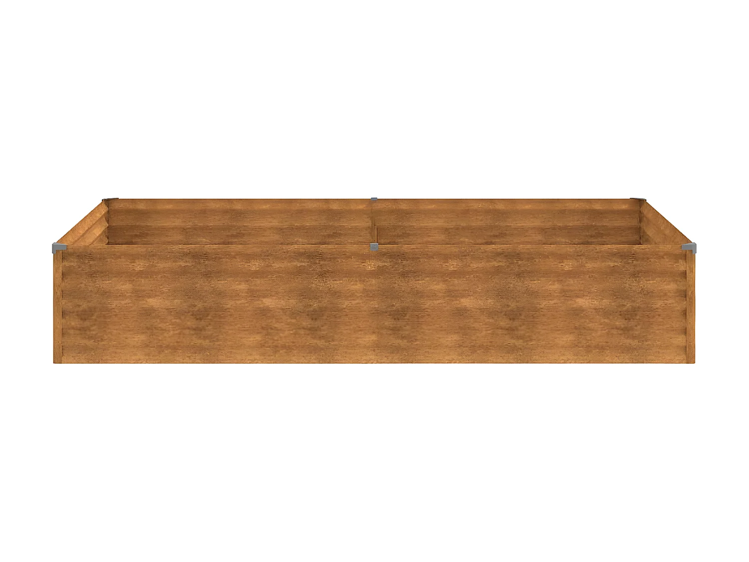 Jardinera acero corten 195x100x36 cm ES57009