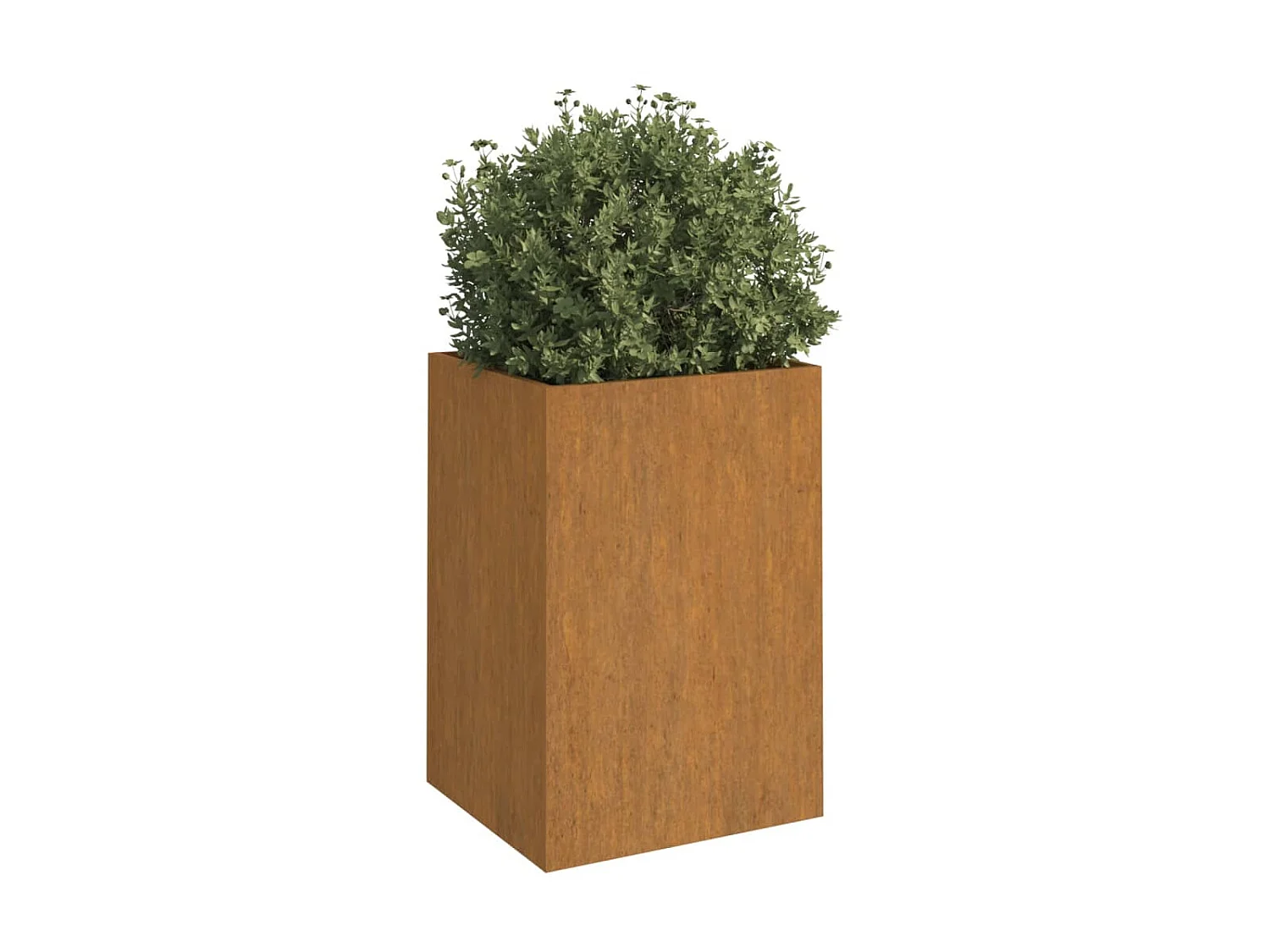 Jardinière 52x48x75 cm acier corten BE2836
