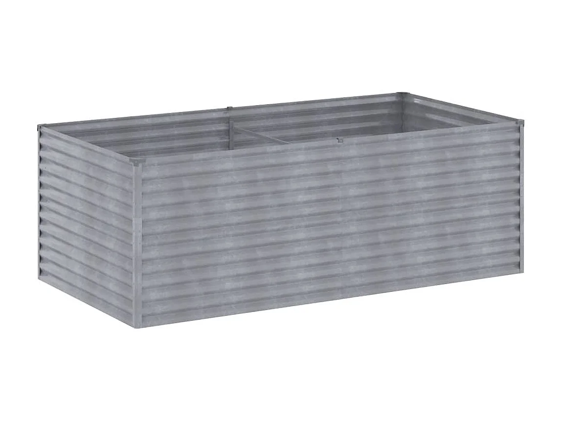 Jardinière Lit surélevé de jardin 196x100x69 cm acier corten WVGQ4366