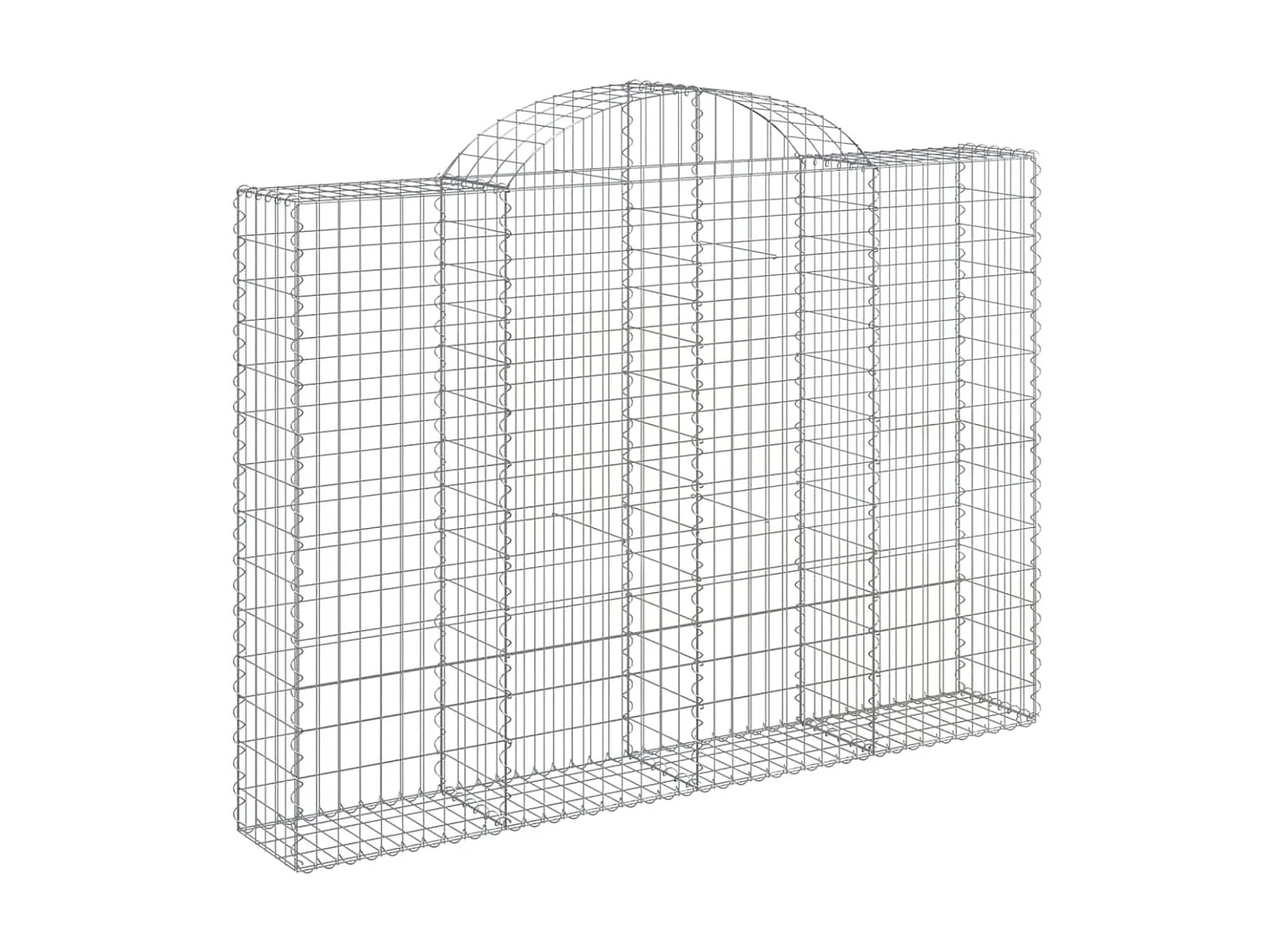 Schanskorven 2 st gewelfd 200x30x140/160 cm ijzer NL571833