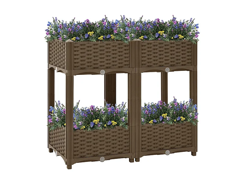 Jardinera 80x40x71 cm polipropileno ES69264