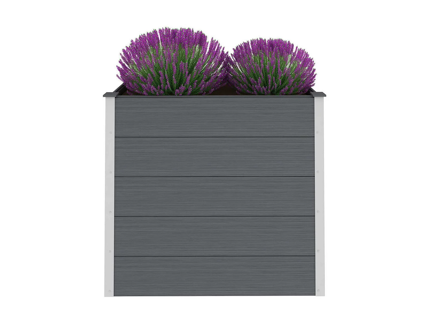 Jardinera de WPC gris 100x50x91 cm ES31824