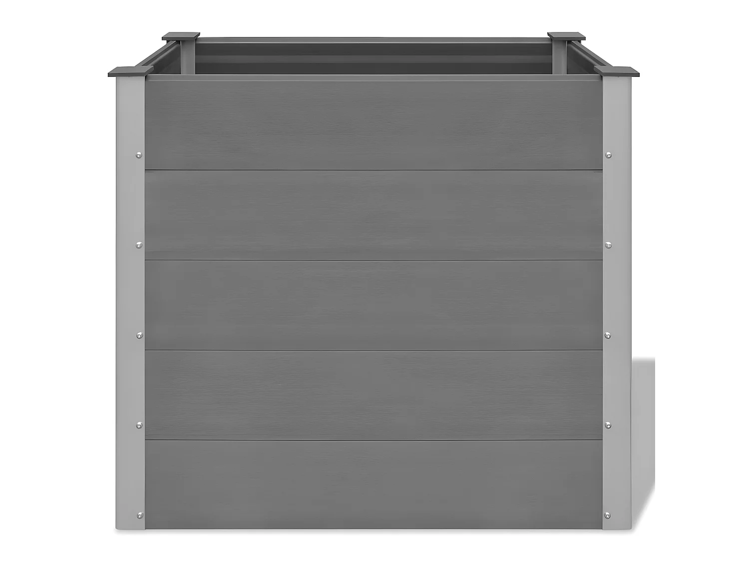 Plantenbak verhoogd 100x50x91 cm HKC grijs