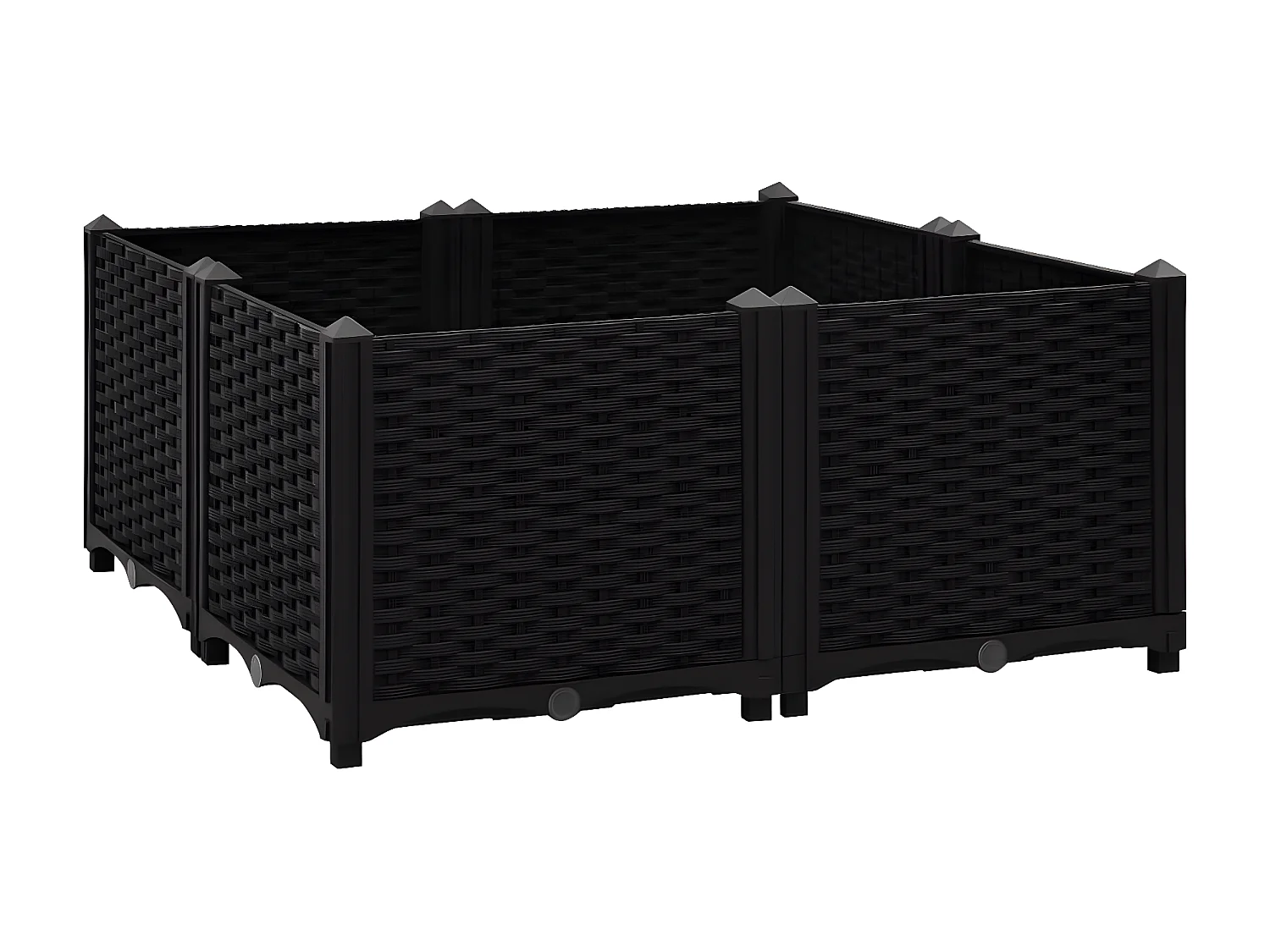 Jardinera 80x80x38 cm polipropileno ES88319