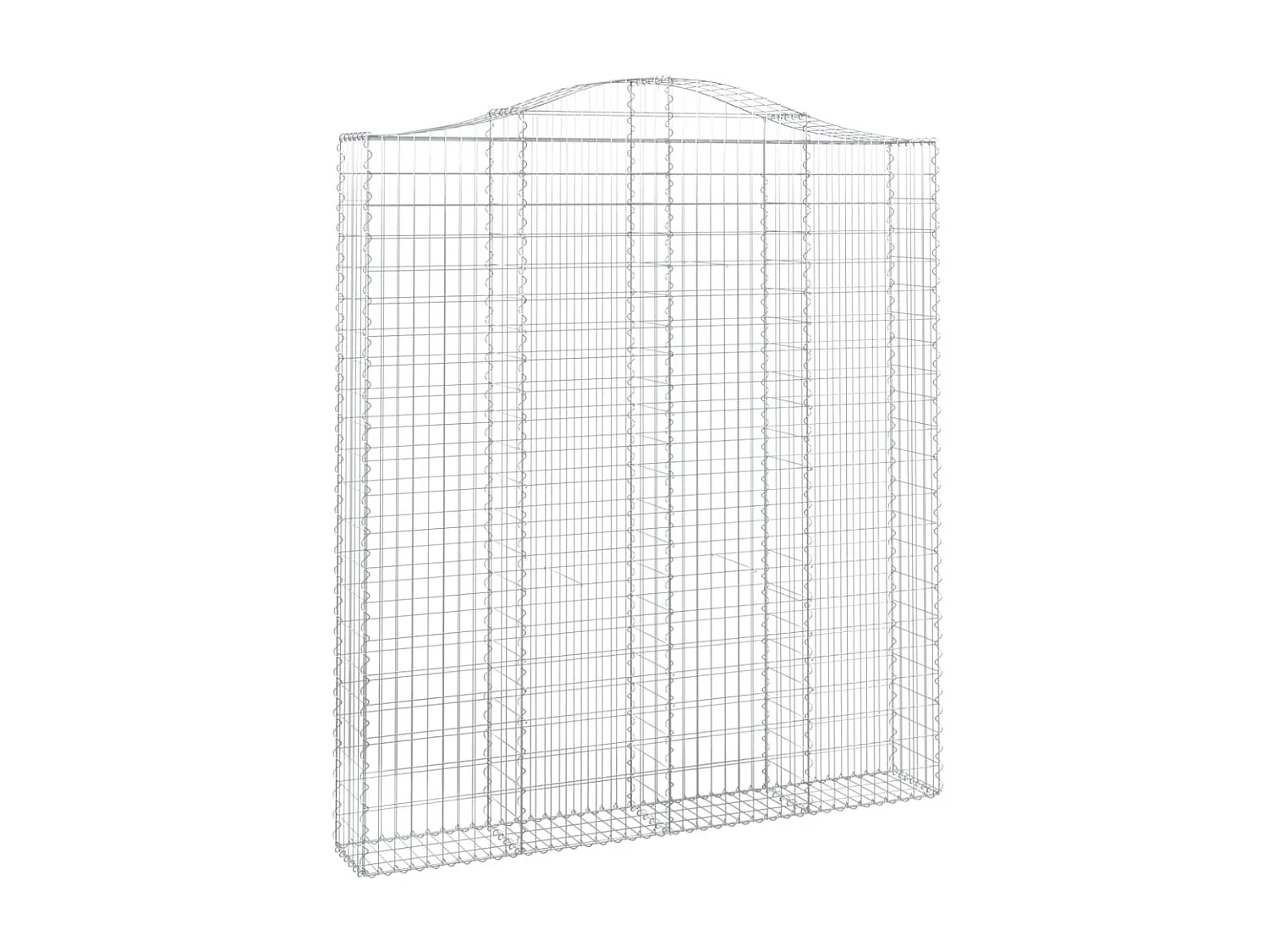 Schanskorf gewelfd 200x30x220/240 cm gegalvaniseerd ijzer NL260572