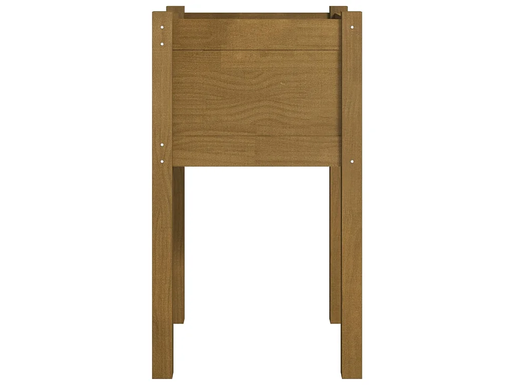 Jardinière d'extérieur Marron miel 40x40x70 cm Pin massif BE3268