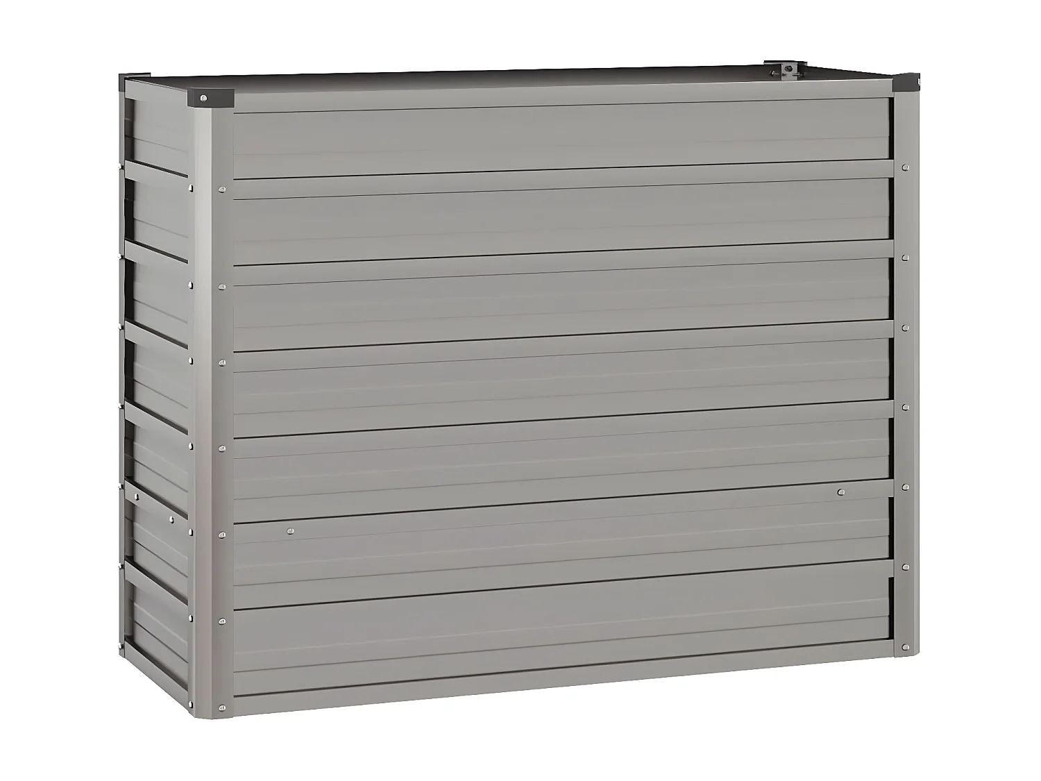 Jardinera oxidado de acero corten 100x40x77 cm ES81563