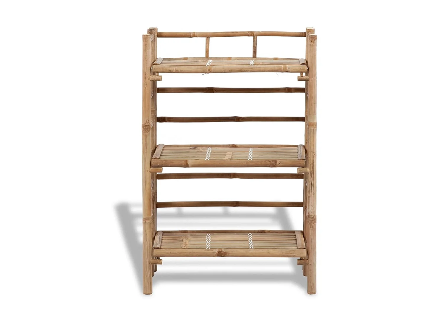 Rack para Plantas em Bambu 3 Níveis PT852100