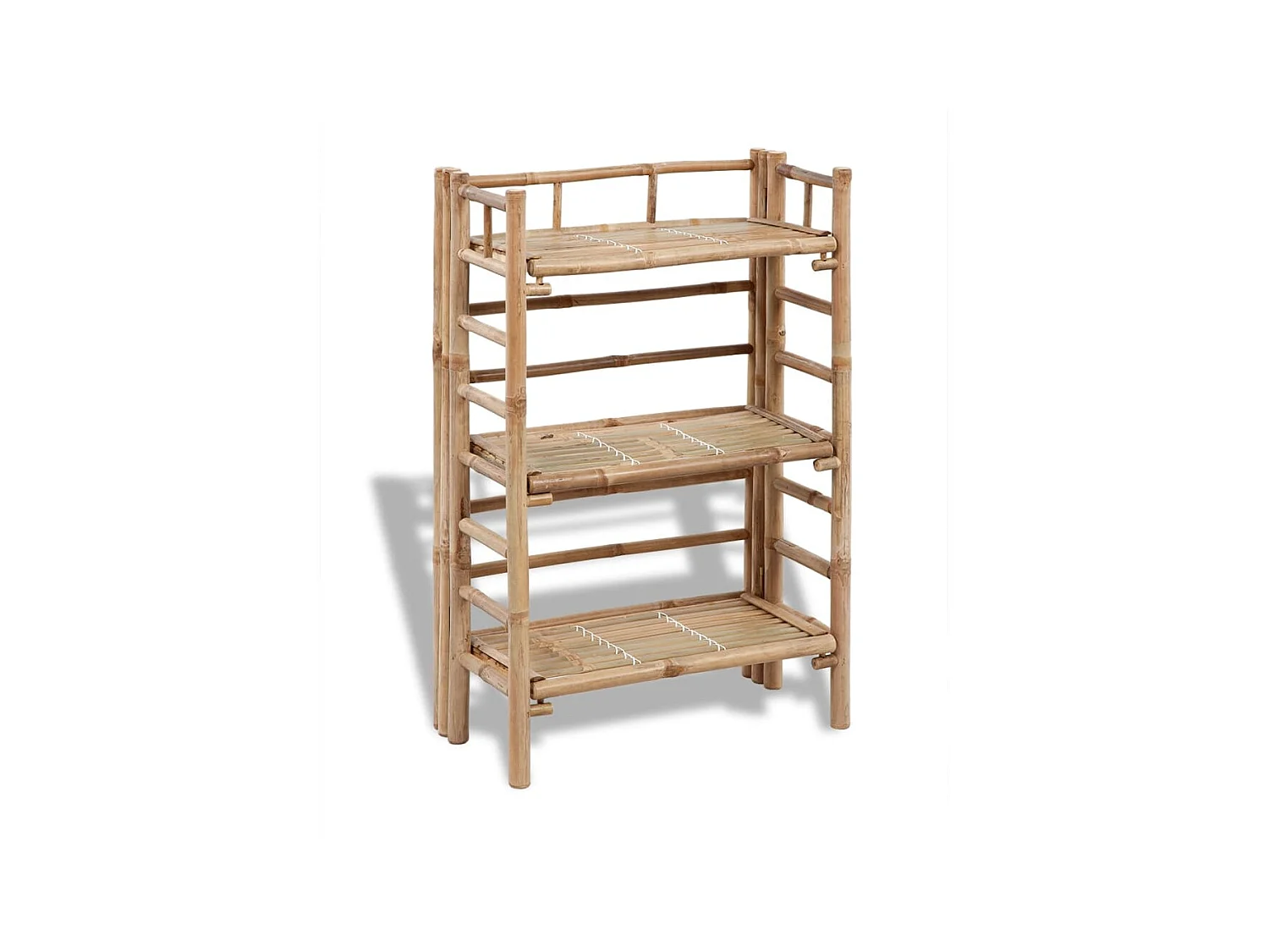 Jardinière Étagère à plantes 3 niveaux Bambou BE3739