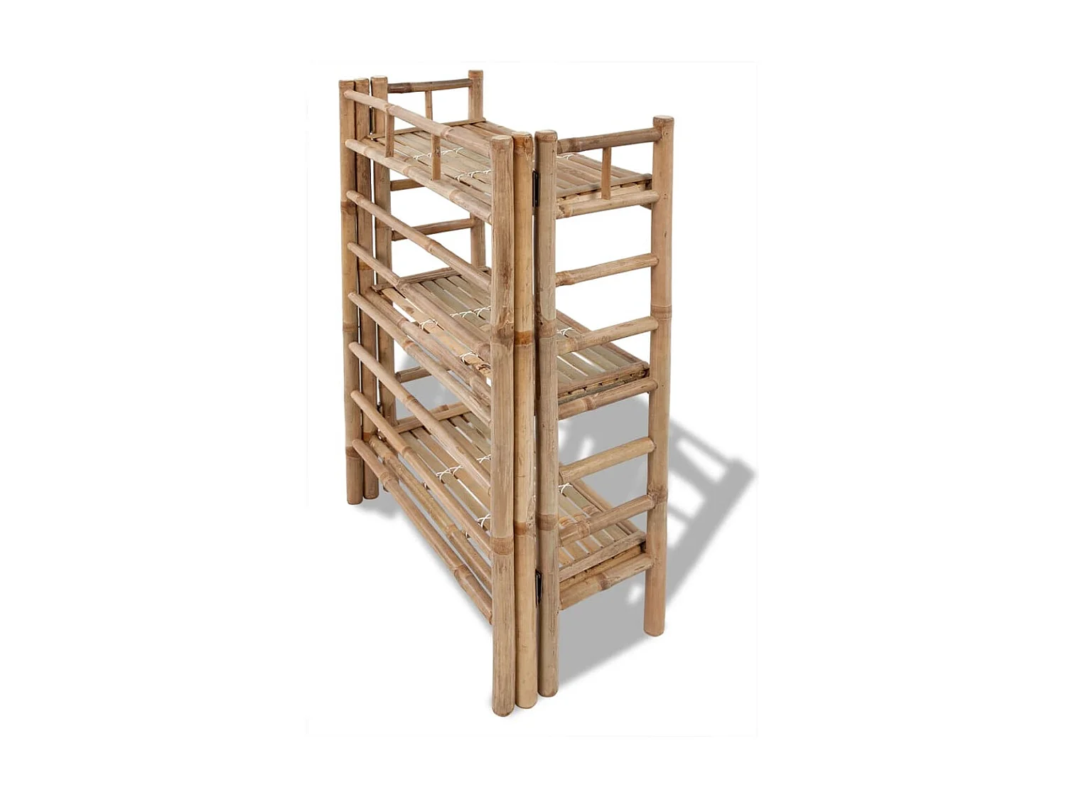 Jardinière Étagère à plantes 3 niveaux Bambou BE3739