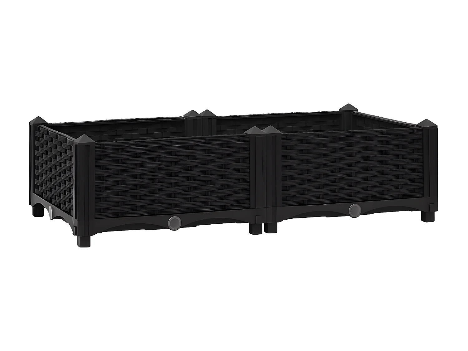 Jardinera 80x40x23 cm polipropileno ES83736