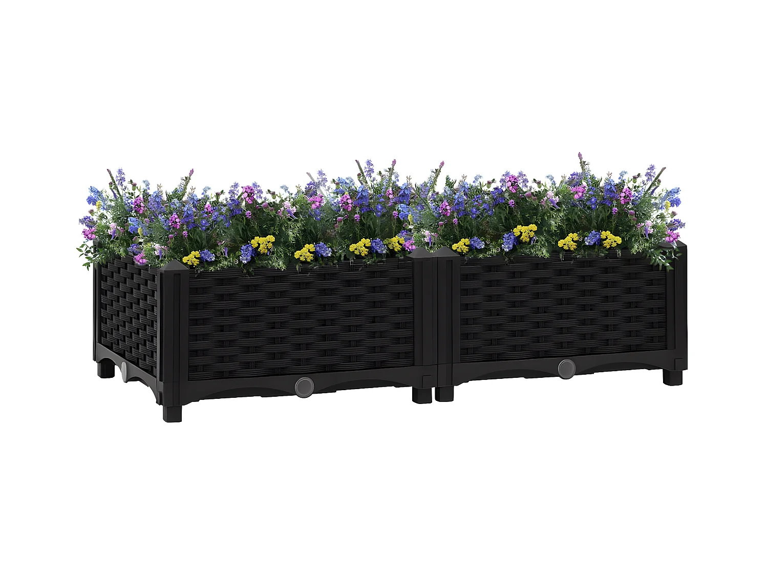 Jardinera 80x40x23 cm polipropileno ES83736