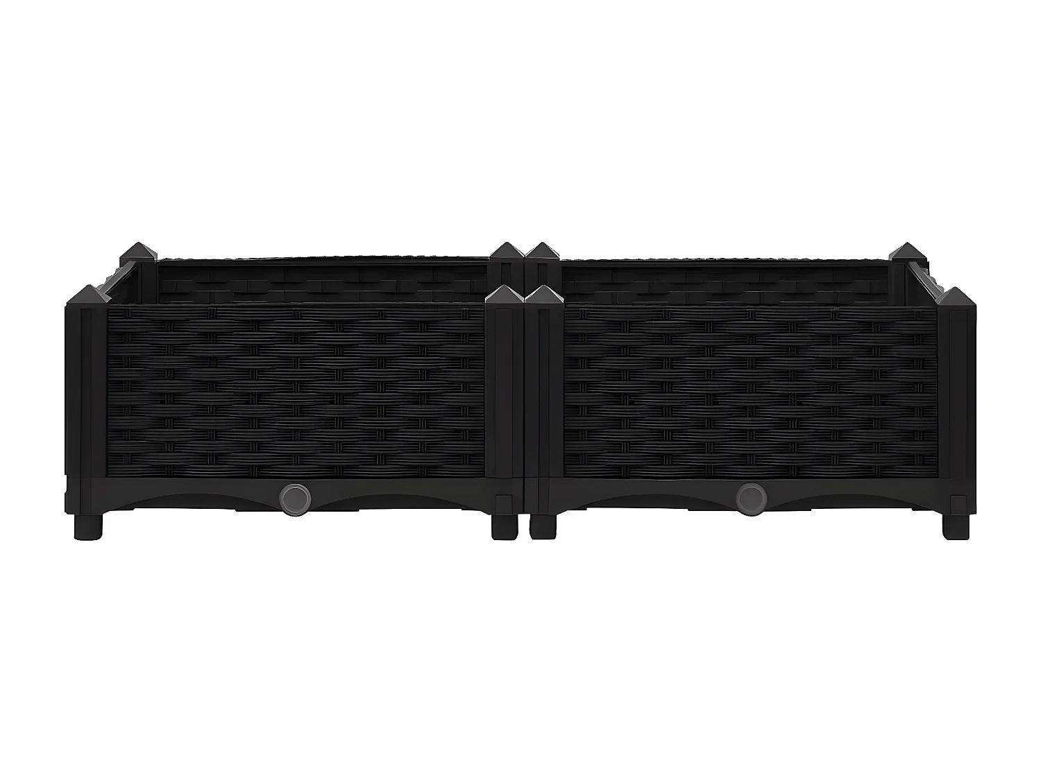 Jardinera 80x40x23 cm polipropileno ES83736