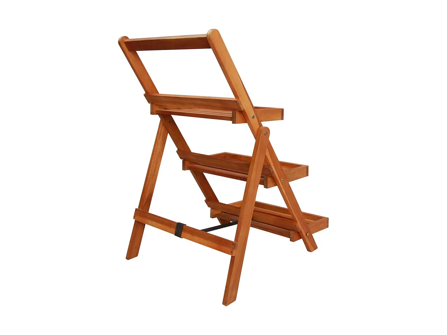 Jardinière Support de jardinière à 3 niveaux 50x63x80 cm Acacia solide  BE4348