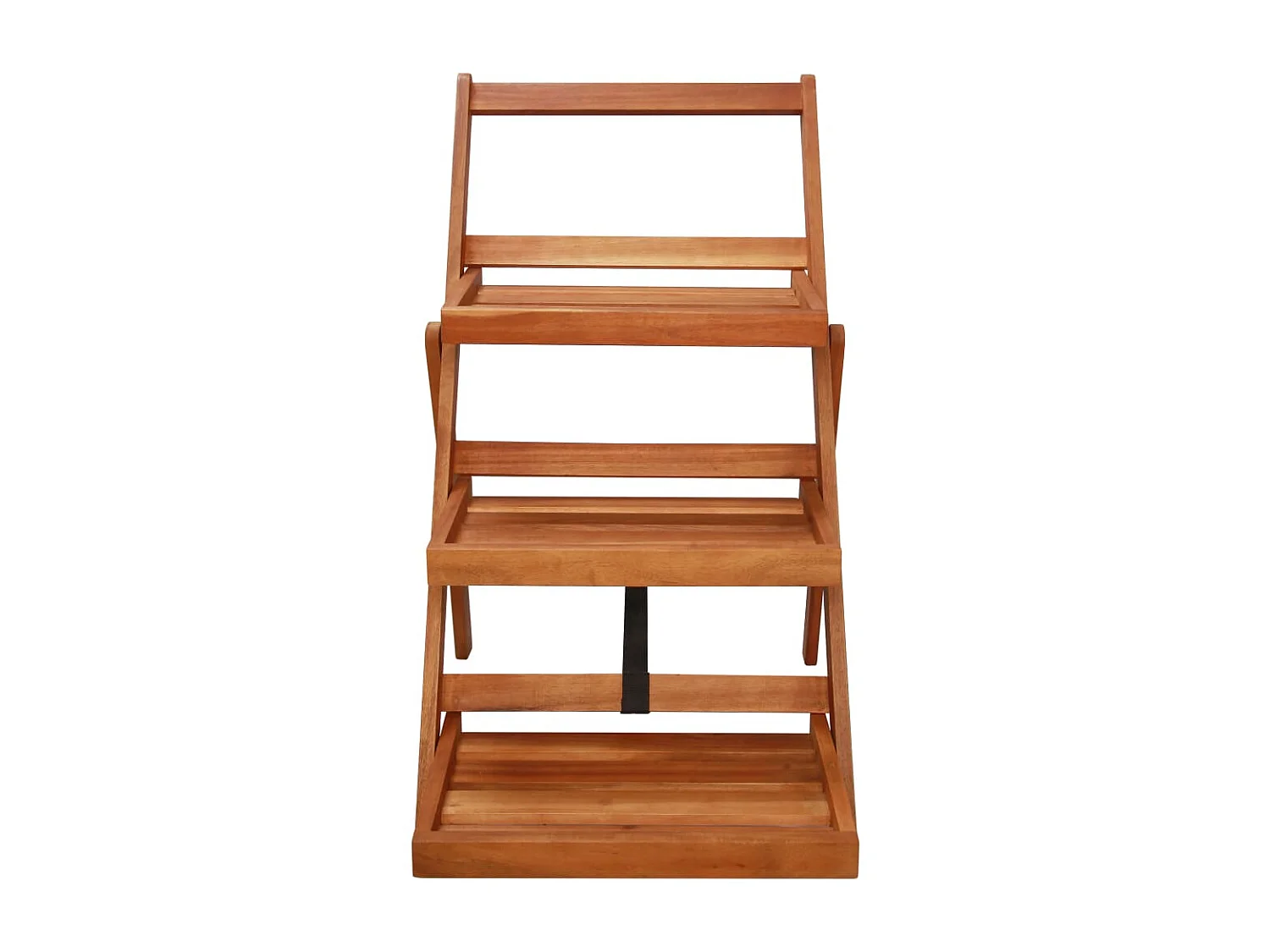 Jardinière Support de jardinière à 3 niveaux 50x63x80 cm Acacia solide  BE4348