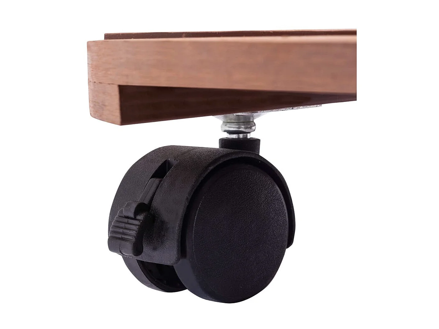 Suportes com rodas para vasos 2 pcs Ø30x7,5 cm WPC castanho PT652917