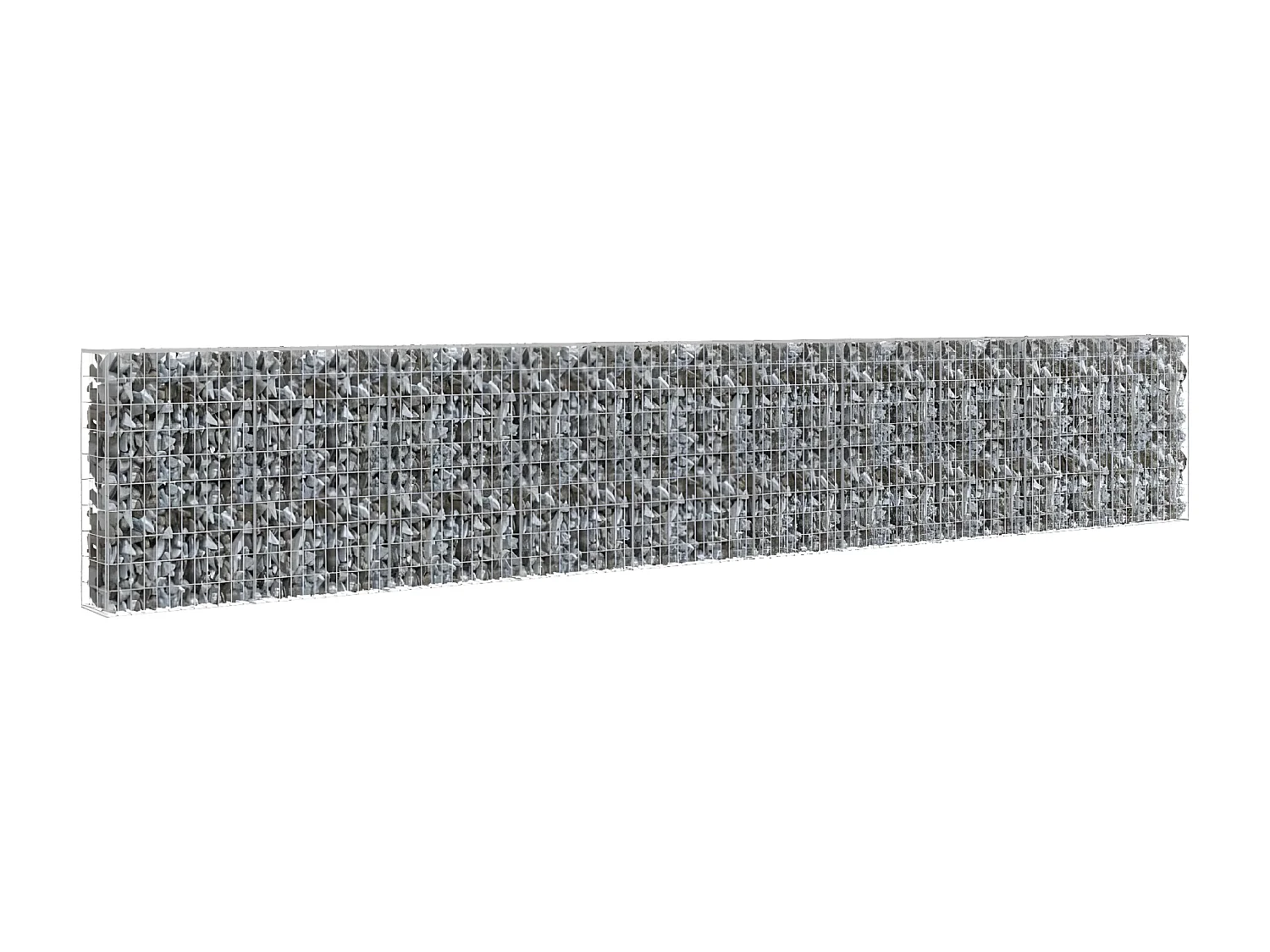 Mur à gabion avec couvercles Acier galvanisé 600 x 30 x 100 cm WVGQ5725