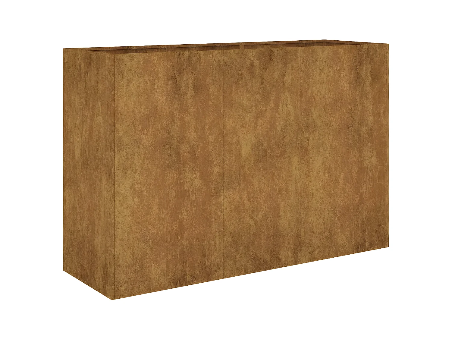 Jardinera acero corten 120x40x80 cm ES58941