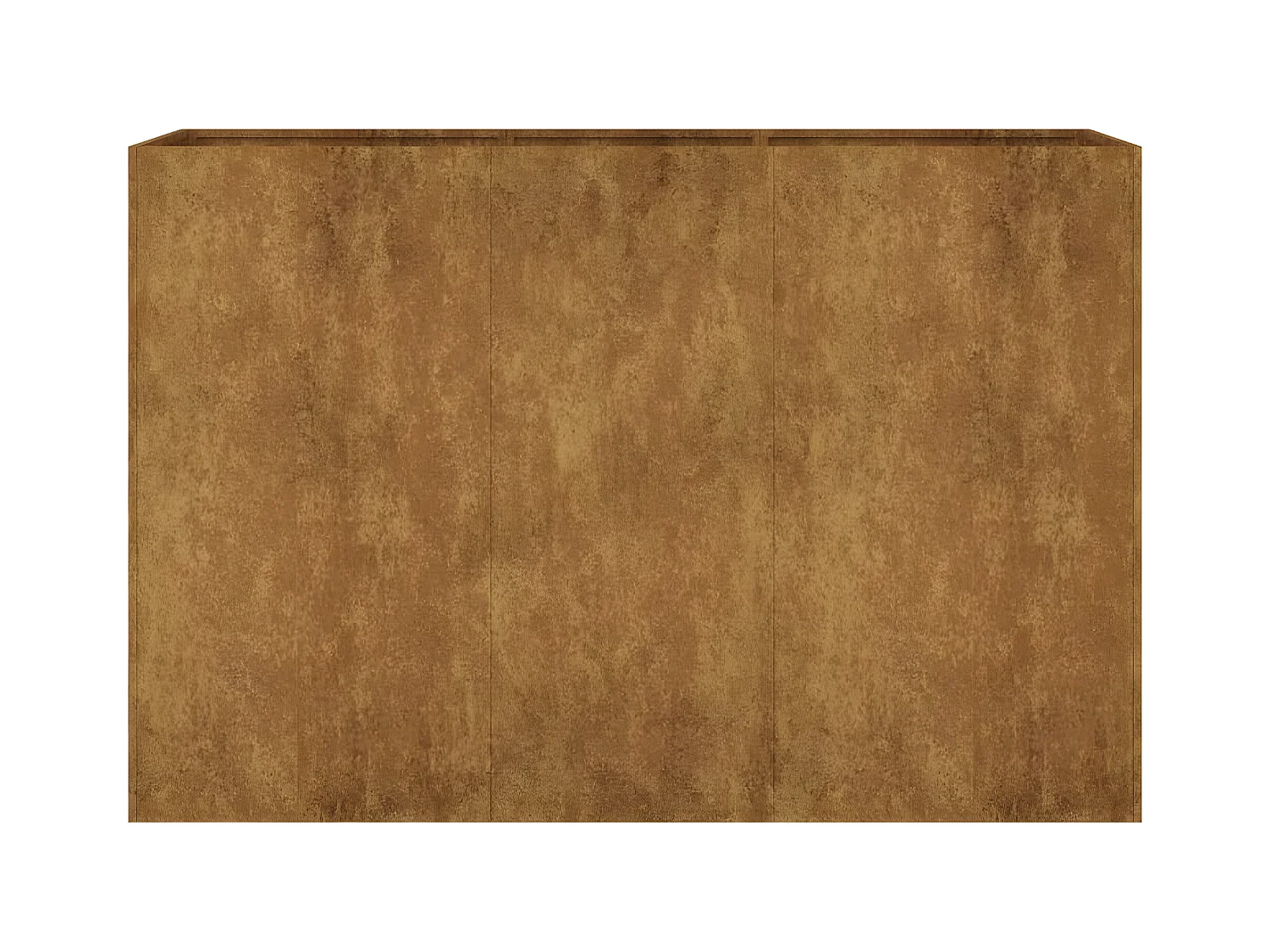 Jardinera acero corten 120x40x80 cm ES58941