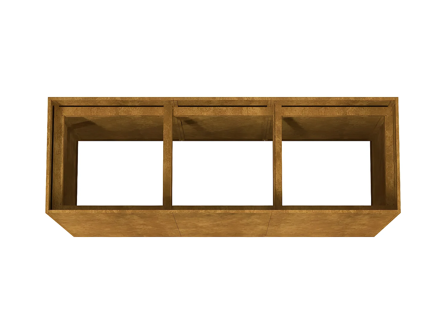 Jardinera acero corten 120x40x80 cm ES58941