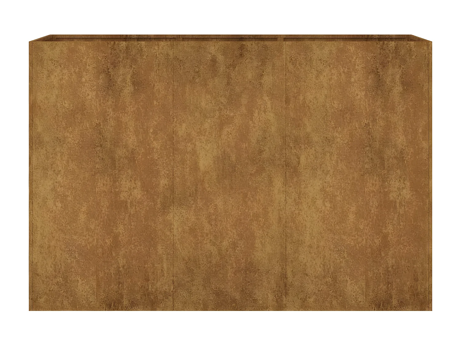 Jardinera acero corten 120x40x80 cm ES58941