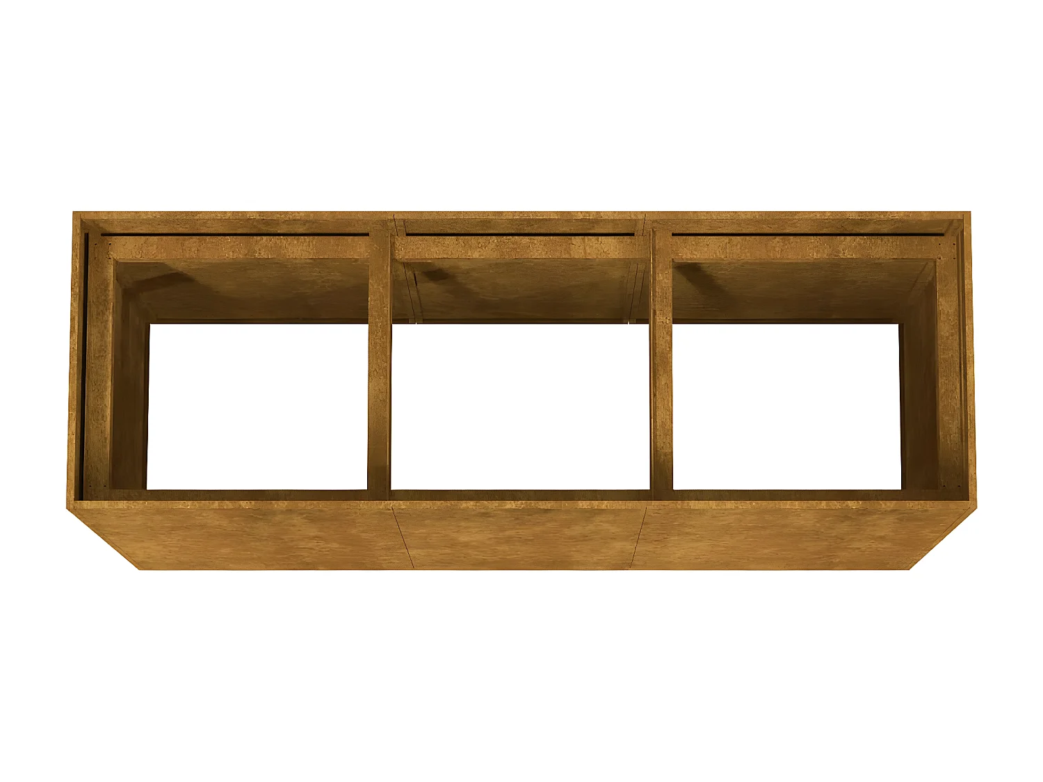 Jardinera acero corten 120x40x80 cm ES58941