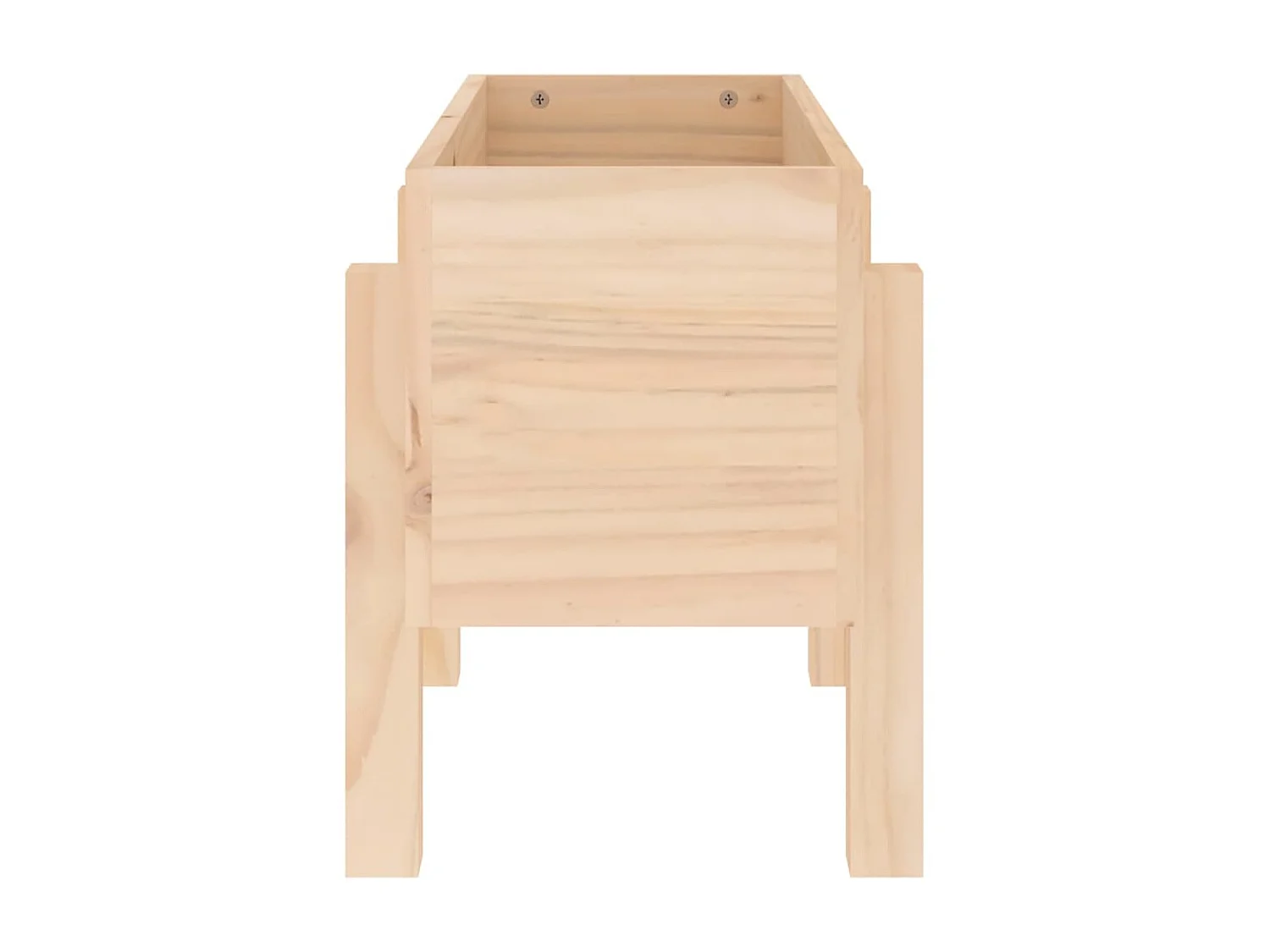 Jardinière 62x30x38 cm bois massif de pin WVGQ8096