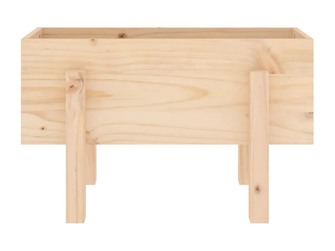 Jardinière 62x30x38 cm bois massif de pin WVGQ8096