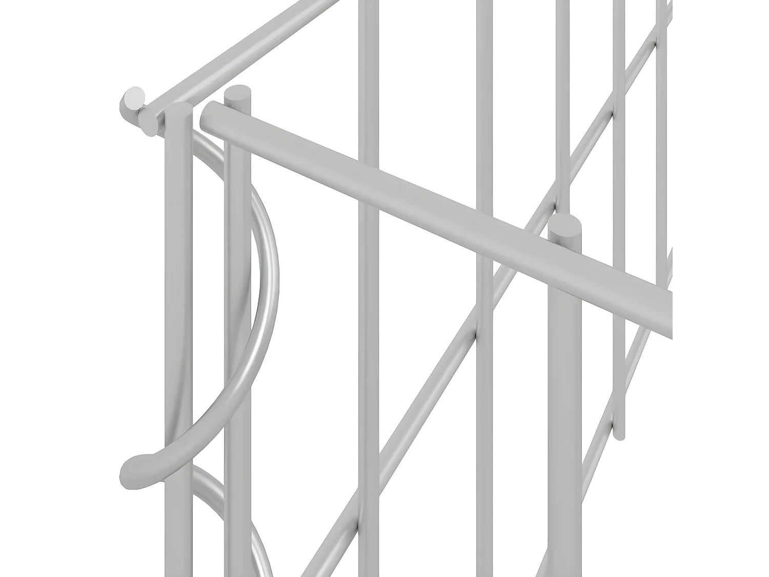 Arriate de gaviones de acero 400x100x20 cm ES94052