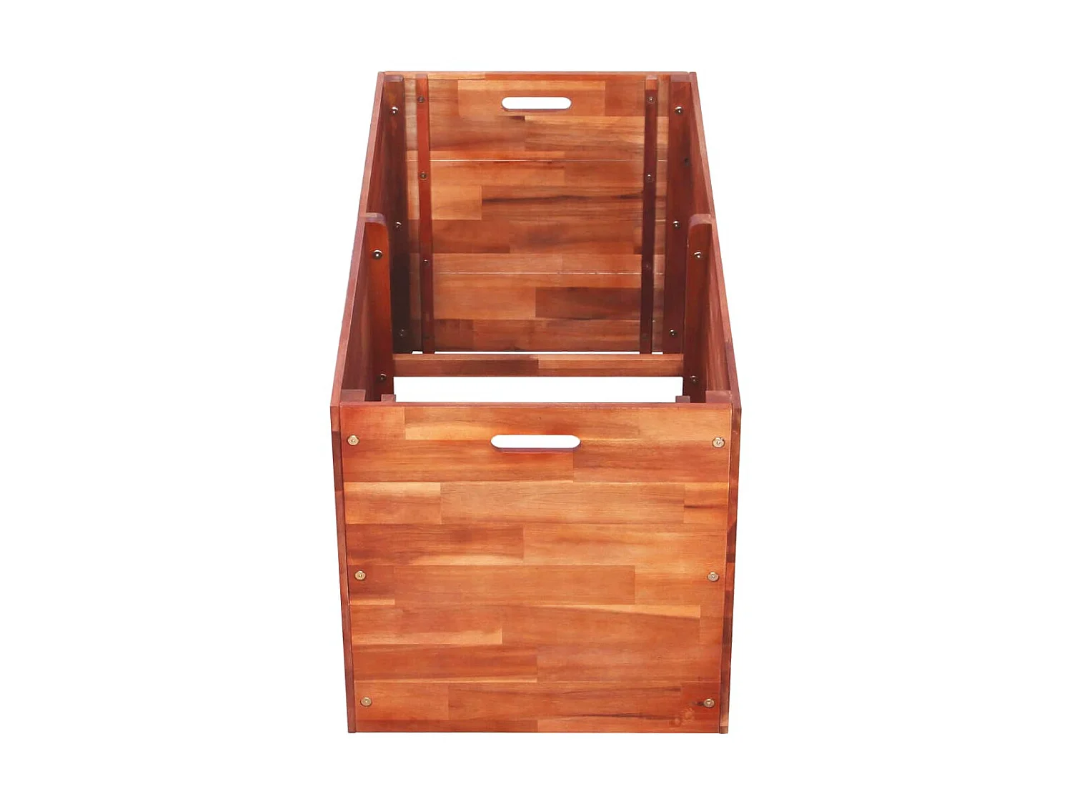 Jardinera de madera de acacia 100x50x50 cm ES17151