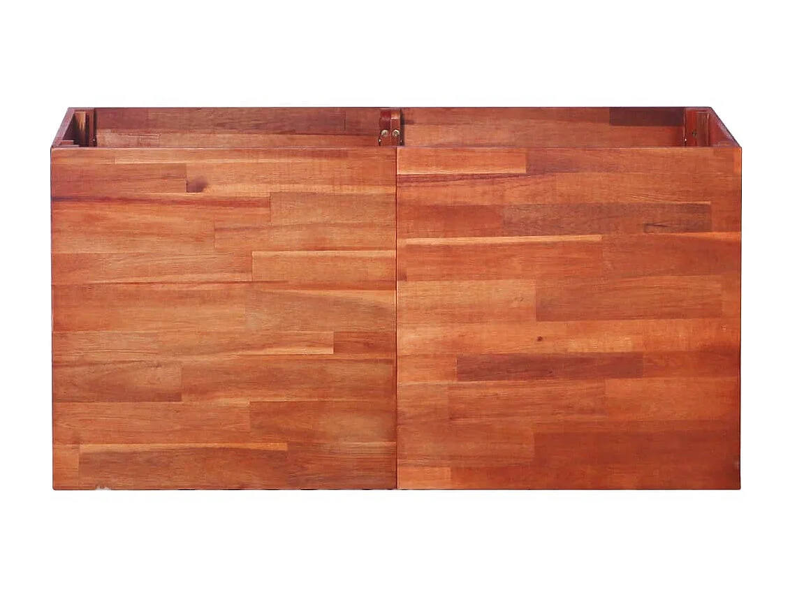 Jardinera de madera de acacia 100x50x50 cm ES17151