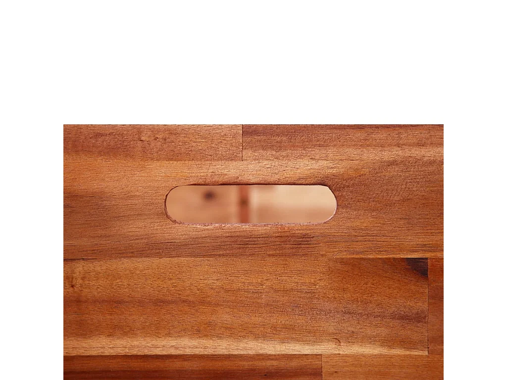 Jardinera de madera de acacia 100x50x50 cm ES17151