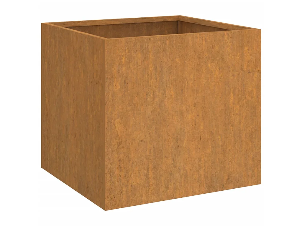 Jardinières 2 pcs 32x30x29 cm acier corten BE7055