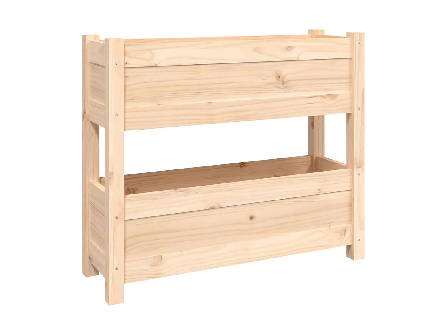 Jardinière 77x25x66 cm Bois massif de pin BE1348