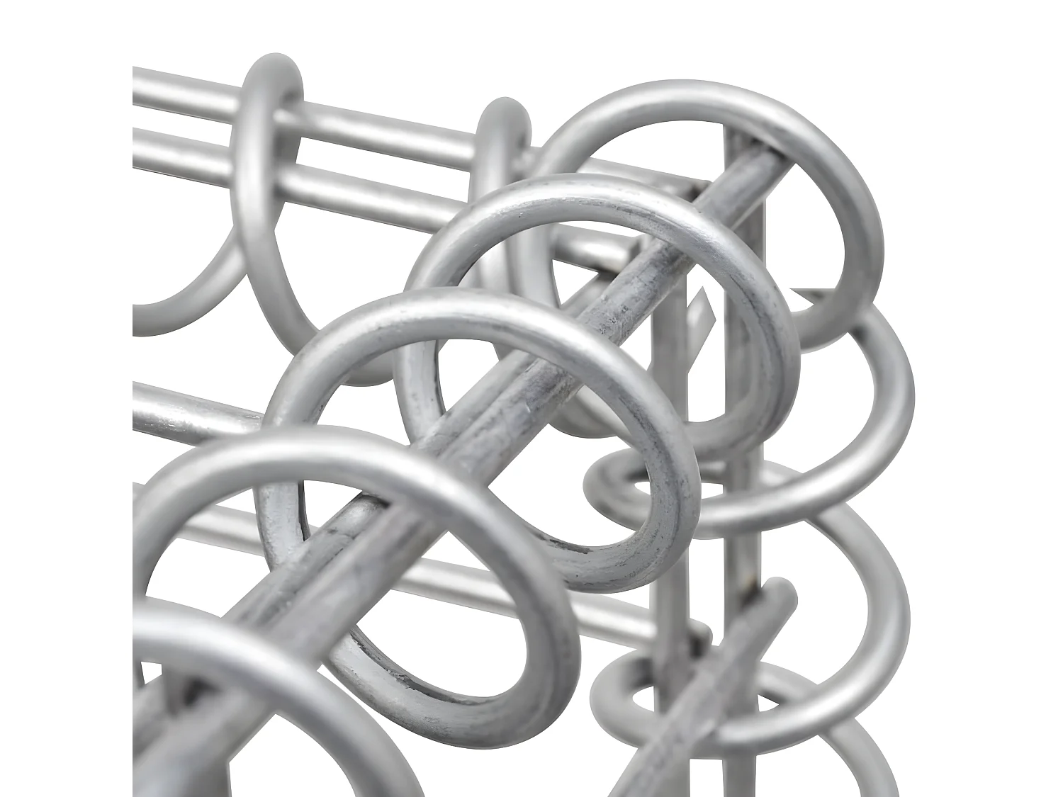 Cesta de muro de gaviones acero galvanizado 300x30x50 cm ES21785