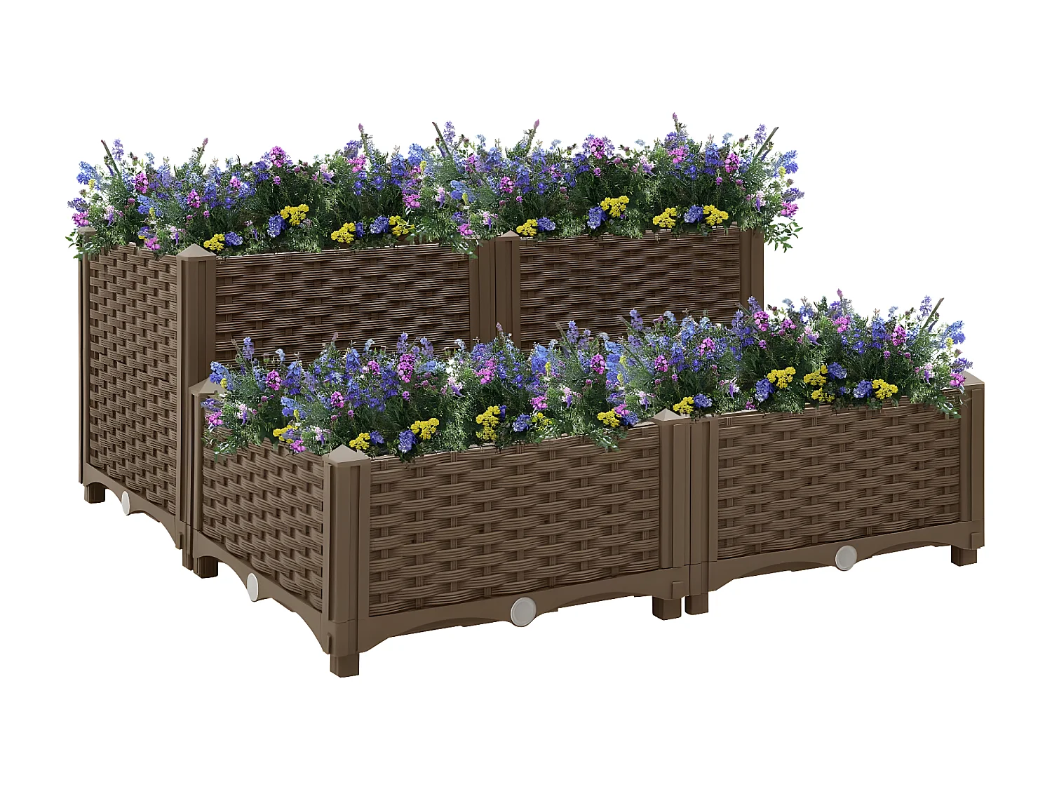 Jardinera 80x80x38 cm polipropileno ES93912