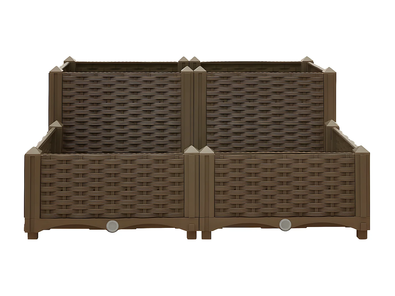 Jardinera 80x80x38 cm polipropileno ES93912