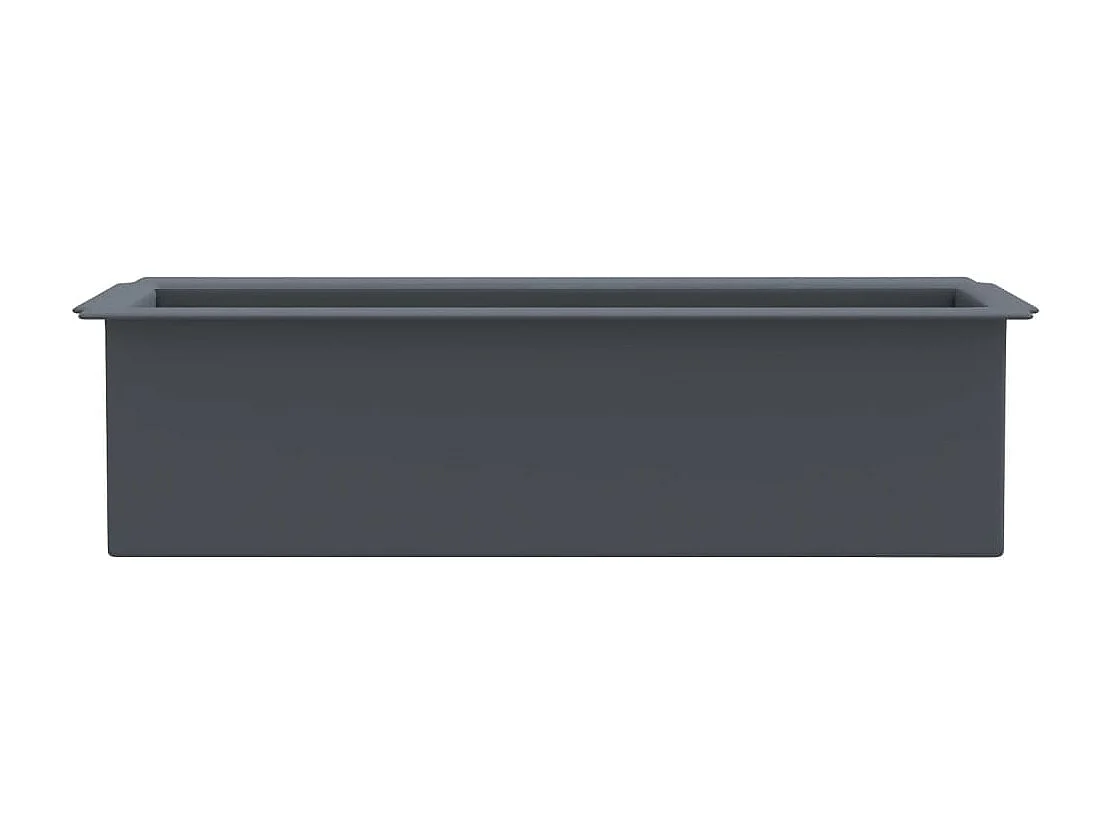 Jardinière Boîtes à fleurs pour palettes euro 12 pcs Gris 36x13,5x9,5cm PP BE3065